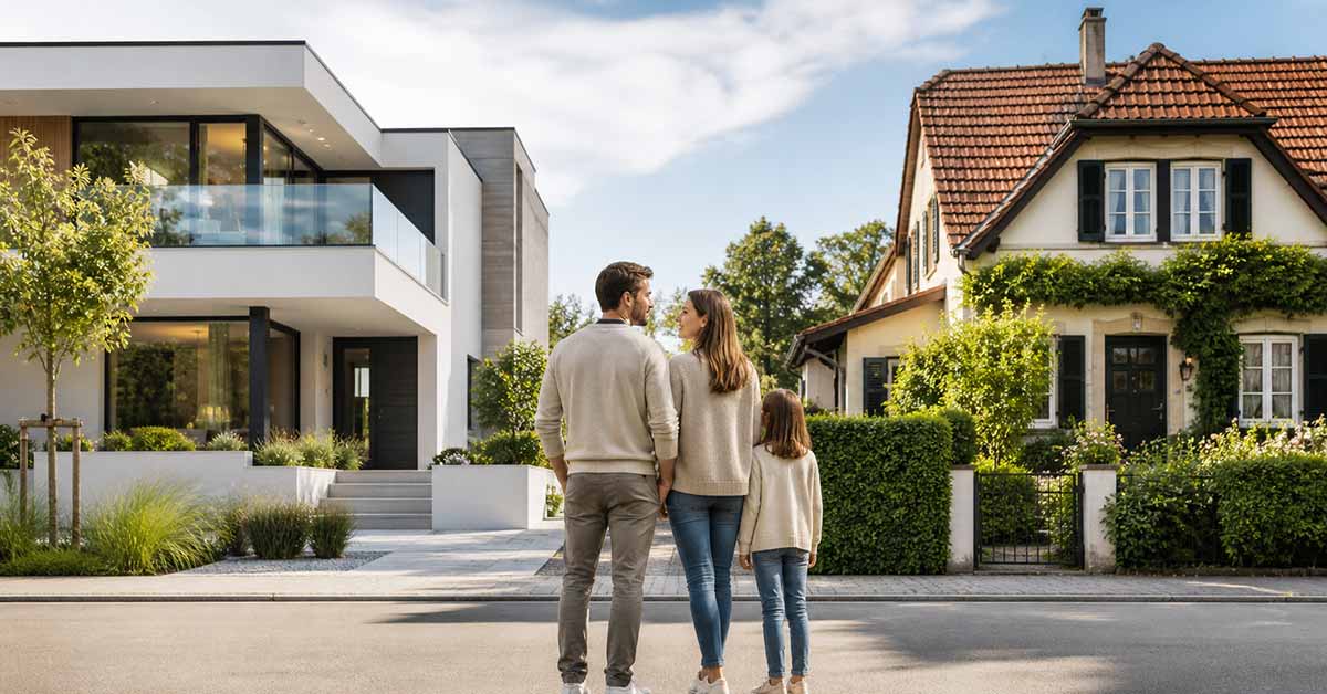 Bestandsimmobilie kaufen oder neu bauen – was passt besser zu Ihren Plänen?