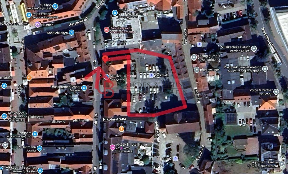 Draufsicht Parkplatz