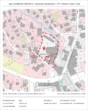 Liegenschaftskarte markiert - Hotelanlage mit Saal und Apartmentriegel (26 Wohneinheiten) auf großem Innenstadtgrundstück