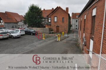 Parken an der Fußgängerzone von Verden auf dem mit einer Schranke gesichertem Gelände., 27283 Verden, Stellplatz