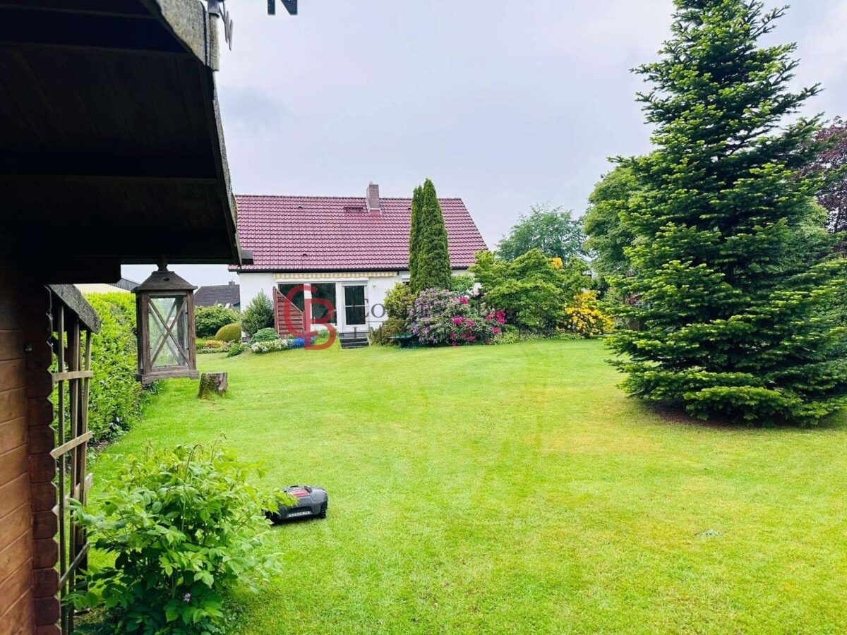 Garten Ansicht von hinten